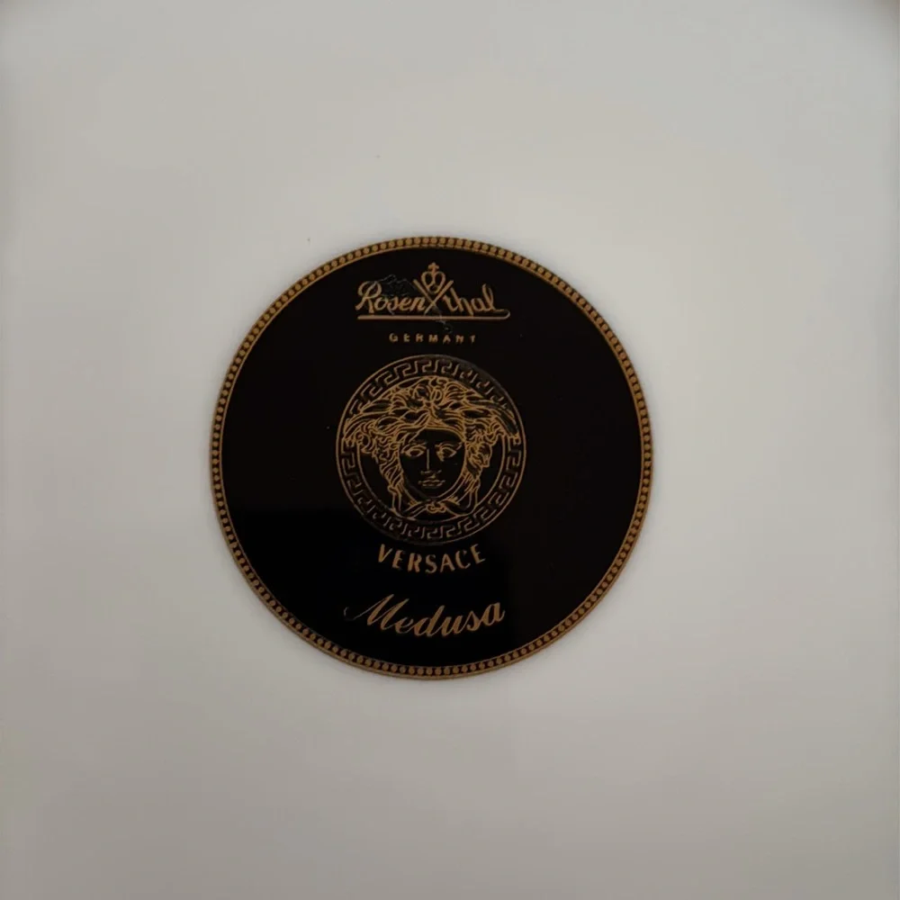 Versace Rosenthal Medusa dinner plate set 4